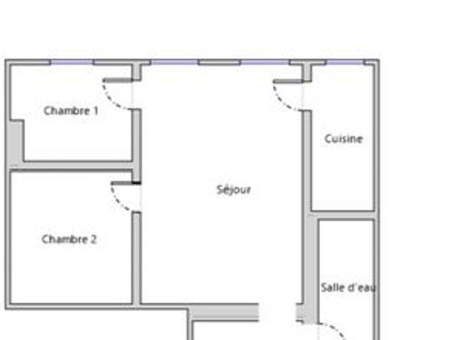 Appartement 2 pièces 44 m²