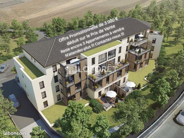 Appartement 2 pièces 44 m²