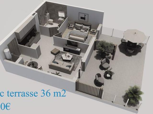 Appartement 2 pièces 44 m²