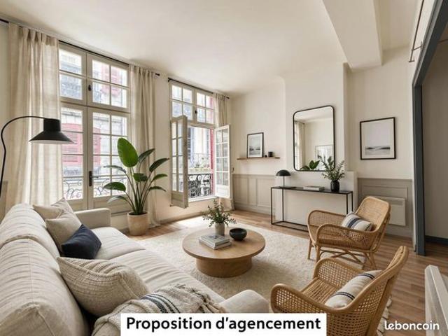 Appartement 2 pièces 44 m²