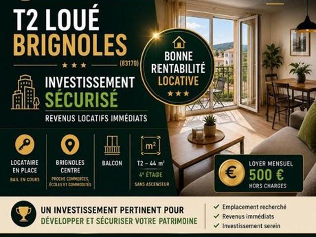 Appartement 2 pièces 44 m²