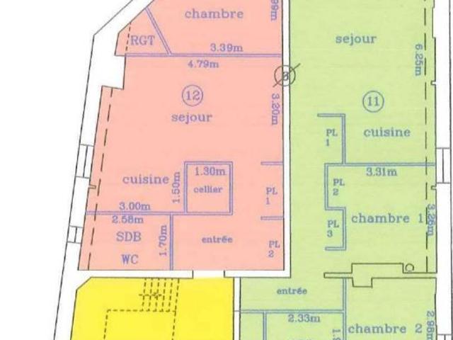 Appartement 2 pièces, 45 m² à louer à Mantes la Jolie 78200