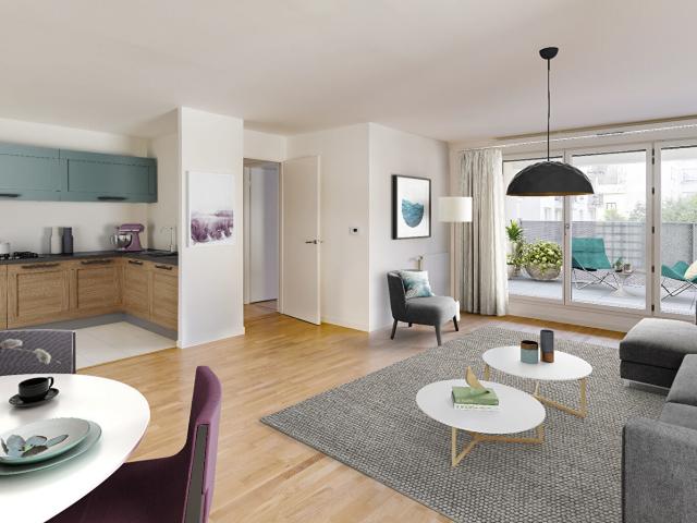 Appartement 2 pièces 45 m²
