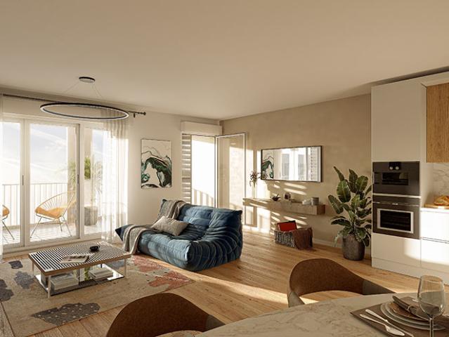 Appartement 2 Pieces 46 m2 marseille 15e arrondissement