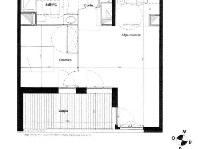 Appartement 2 pièces 46 m²