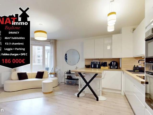 Appartement 2 pièces 46 m²
