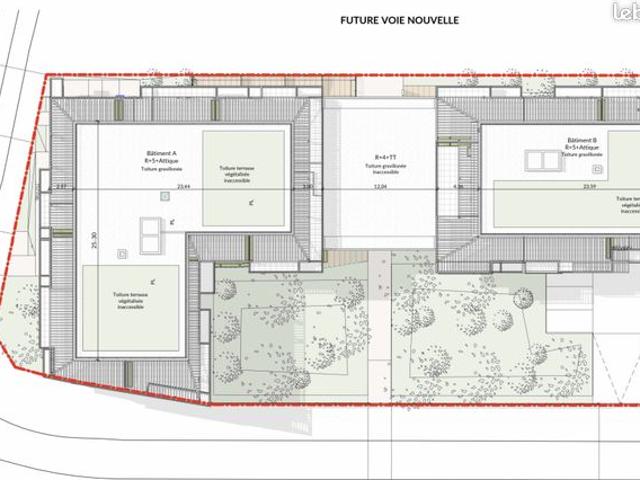 Appartement 2 pièces 46 m²