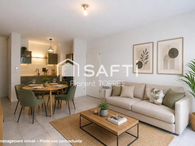 Appartement 2 pièces 46 m²