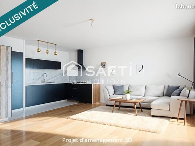 Appartement 2 pièces 46 m²
