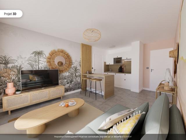 Appartement 2 pièces 46 m²