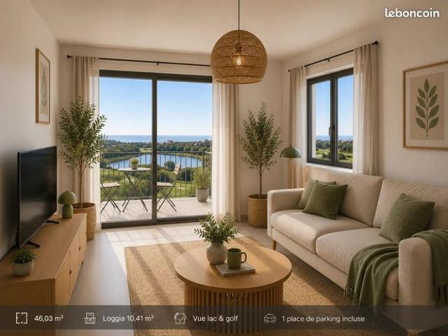 Appartement 2 pièces 46 m²