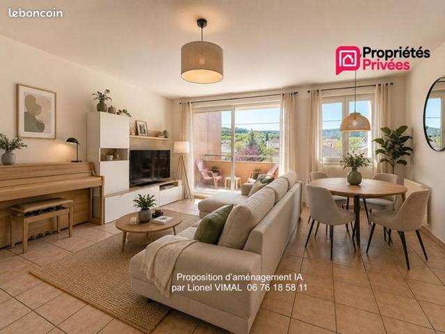 Appartement 2 pièces 46 m²