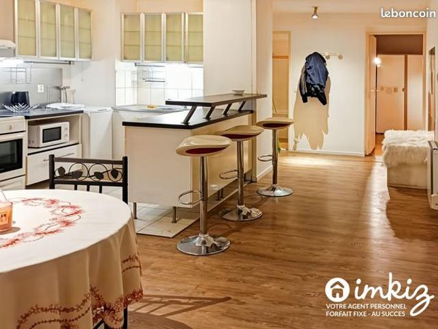 Appartement 2 pièces 46m2, centre ville Jaurès