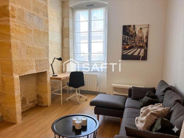 Appartement 2 pièces, 46m², entièrement rénové Chartrons