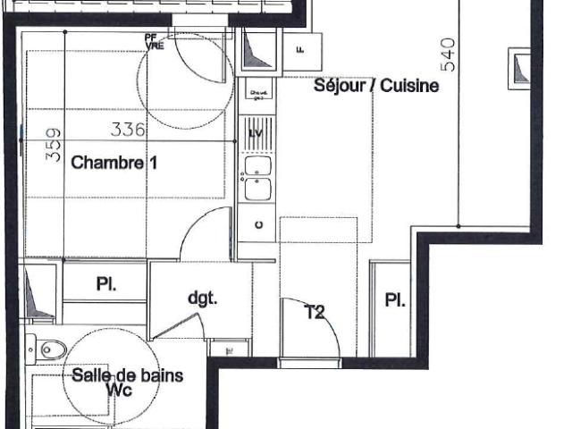 Appartement 2 pièces, 48 m² à louer à Craponne 69290