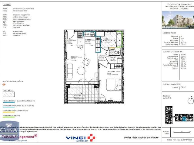 Appartement 2 pièces 48 m²