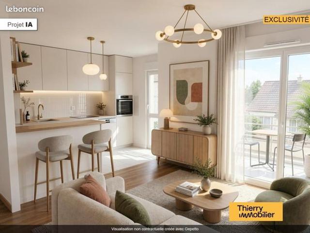 Appartement 2 pièces 48 m²