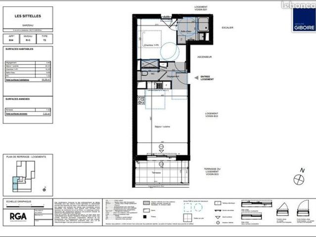Appartement 2 pièces 48 m²