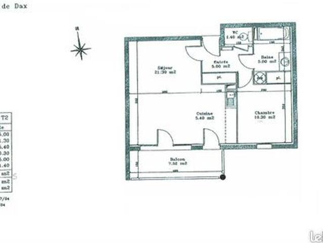 Appartement 2 pièces 48 m²