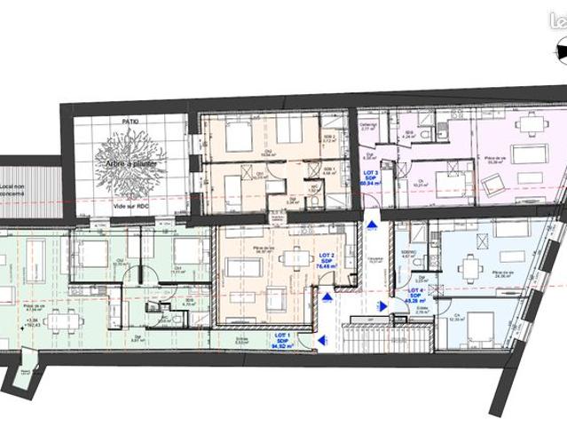 Appartement 2 pièces 48 m²