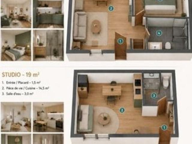 Appartement 2 pièces 48 m²