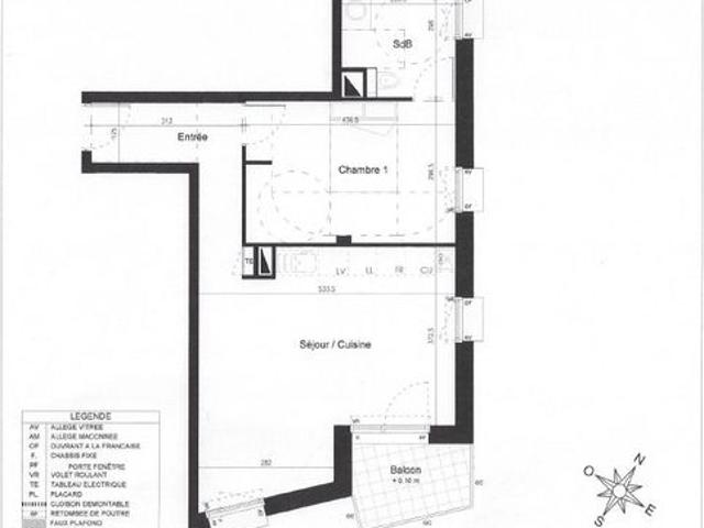 Appartement 2 pièces 48 m²