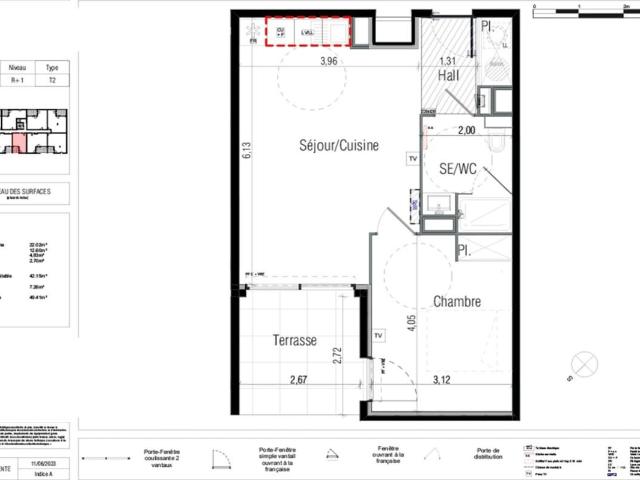Appartement 2 pièces, 49 m² à louer à Béziers 34500
