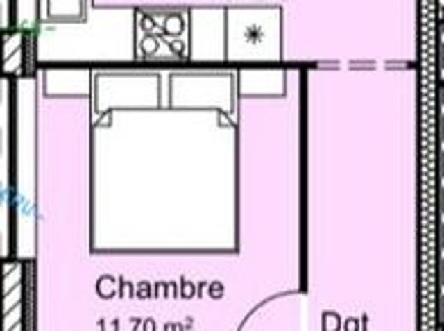 Appartement 2 pièces 49 m²