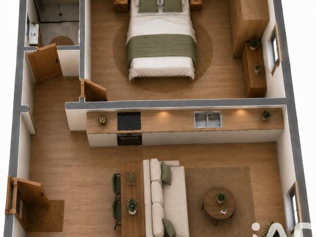 Appartement 2 pièces 49 m²