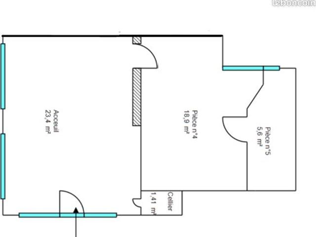 Appartement 2 pièces 49 m²