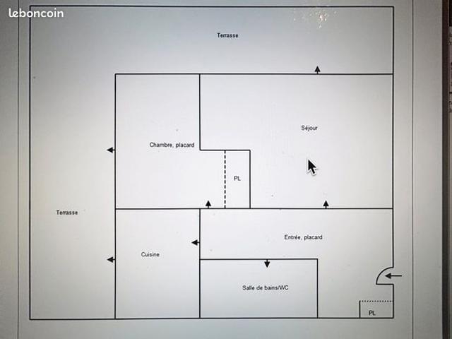 Appartement 2 pièces 53 m²