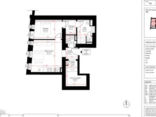 Appartement 2 pièces 53 m²
