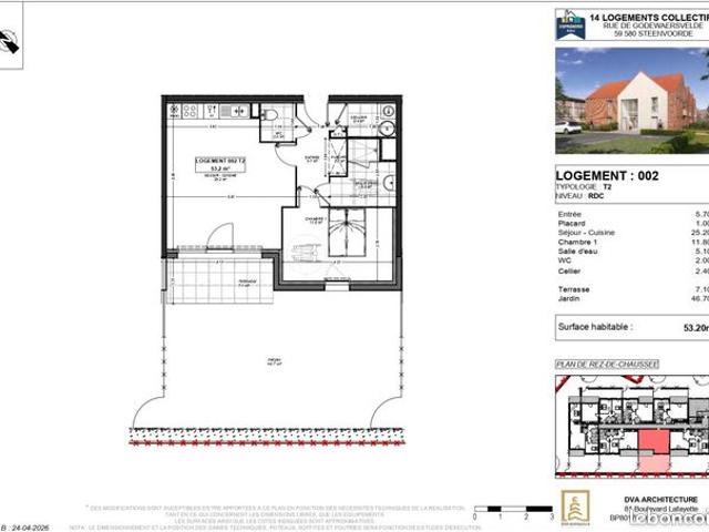 Appartement 2 pièces 53 m²