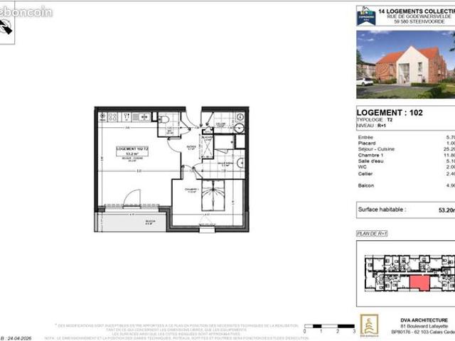 Appartement 2 pièces 53 m²