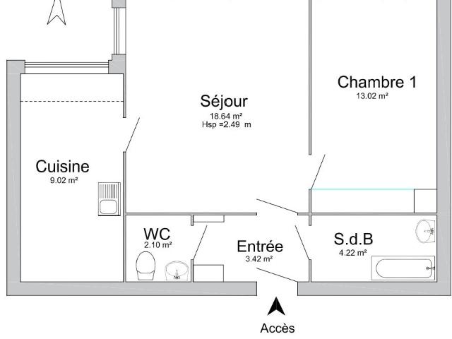 Appartement 2 pièces, 50 m² à louer à Le Plessis Robinson 92350
