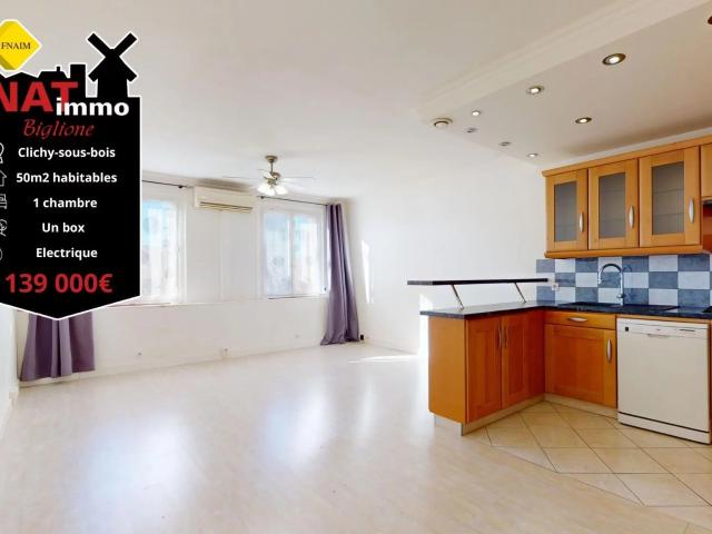 Appartement 2 pièces 50 m²