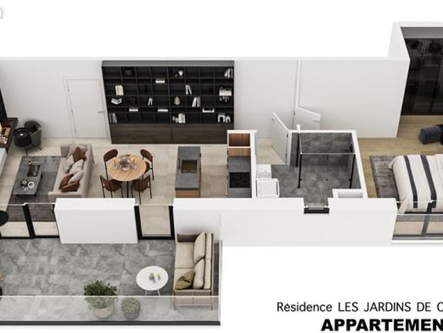 Appartement 2 pièces 50 m²