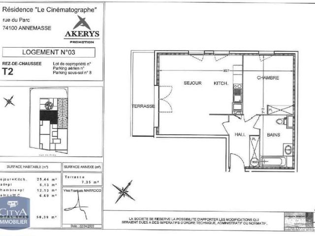 Appartement 2 pièces 50 m²