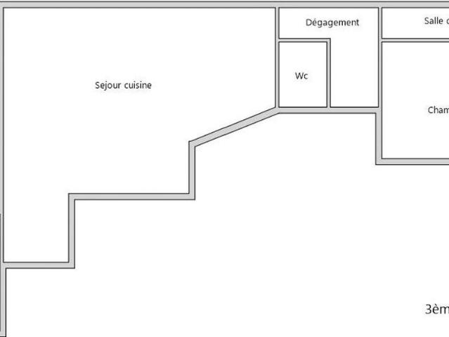 Appartement 2 pièces 50m²