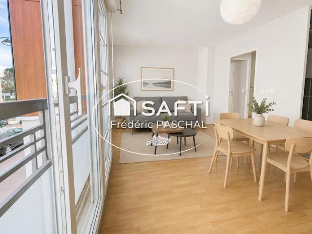 Appartement 2 pièces, 51m² Cave + Parking