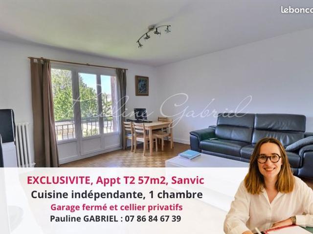 Appartement 2 pièces 57 m²