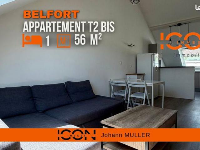 Appartement 2 pièces 56 m²
