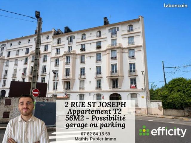 Appartement 2 pièces 56 m²
