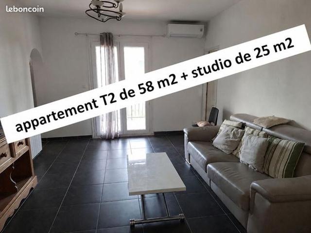 Appartement 2 pièces 58 m²