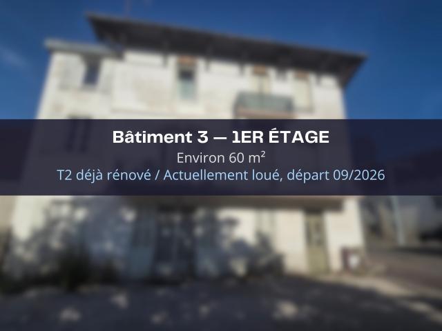 Appartement 2 pièces 60 m²
