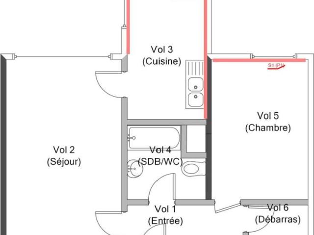 Appartement 2 pièces, 61 m² à louer à Falck 57550