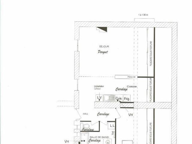 Appartement 2 pièces 67 m²
