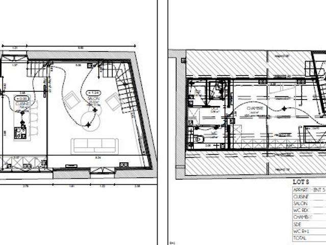 Appartement 2 pièces 71 m²