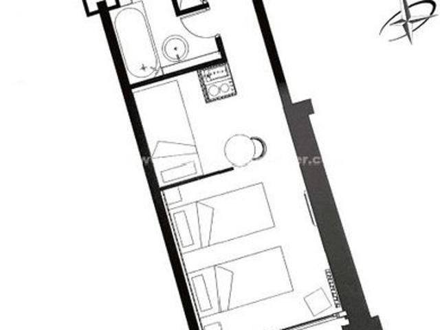 Appartement 2 pièces 19 m²