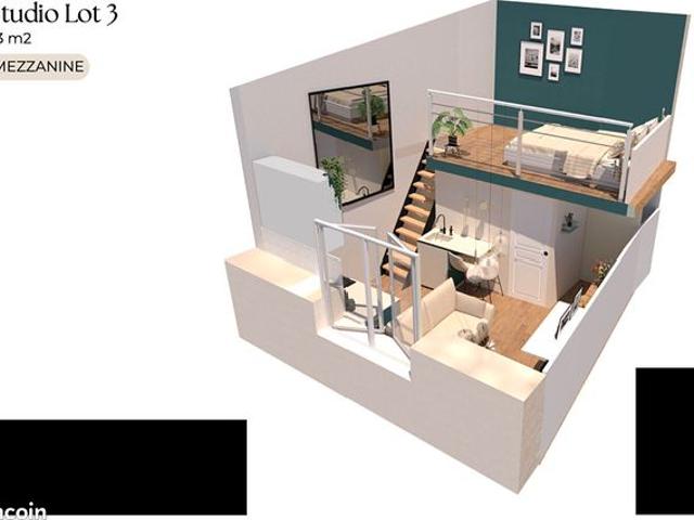 Appartement 2 pièces 23 m²